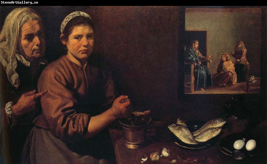 Diego Velazquez Christ in the House of Mary and Martha